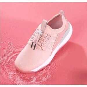 CLOVE Pink Grey White Healthcare Nurse Comfort Casual Sneakers Shoes  SZ 7.5